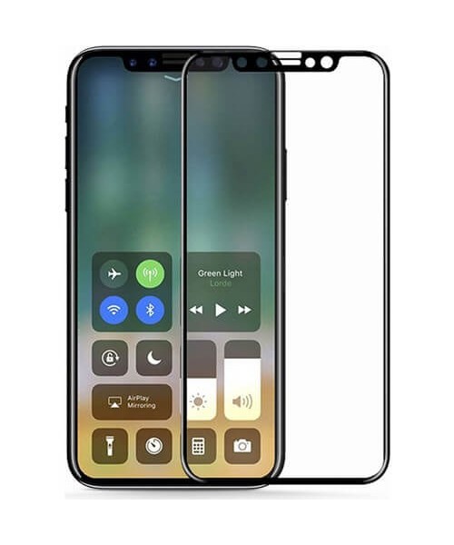 Apple iPhone X 5D Nano Ekran Koruyucu Cam Kenarları Tam Kaplayan Kavisli