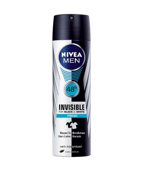 NİVEA DEODORANT BAY INVISIBLE BLACK&amp;amp;WHITE FRESH 150 ML