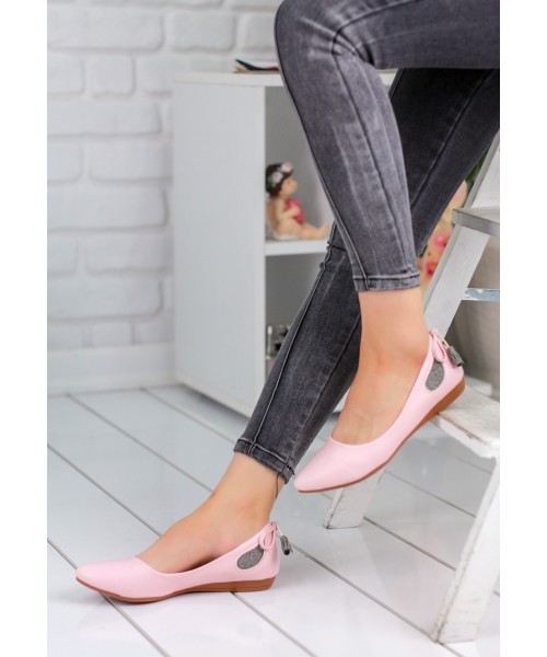 Vitale Pudra Cilt Bayan Babet Ayakkabı