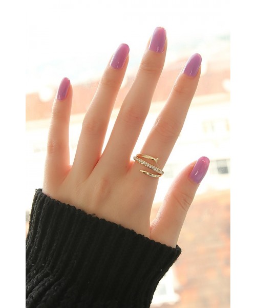 Siyah Metal Zirkon Taşlı Sonsuzluk Bayan Yüzük