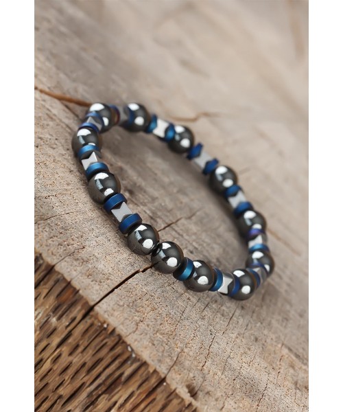 Yeni Sezon Hematit Doğal Taş Erkek Bileklik