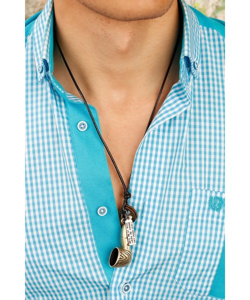 Otantik Pipo Dümen Figürlü Erkek Kolye