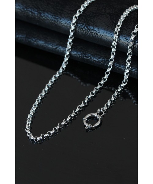 Silver Renkli Yeni Sezon Çelik Erkek Kolye