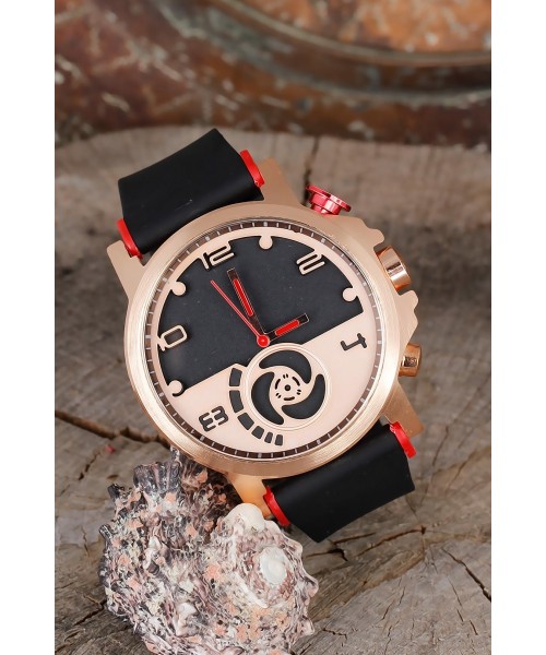 Siyah Silikon Kordonlu Erkek Saat