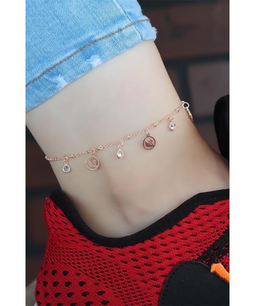 Zirkon Taşlı Rose Renk Kuğulu Hal Hal