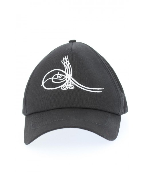 Siyah Renk Osmanlı Tuğralı Şapka