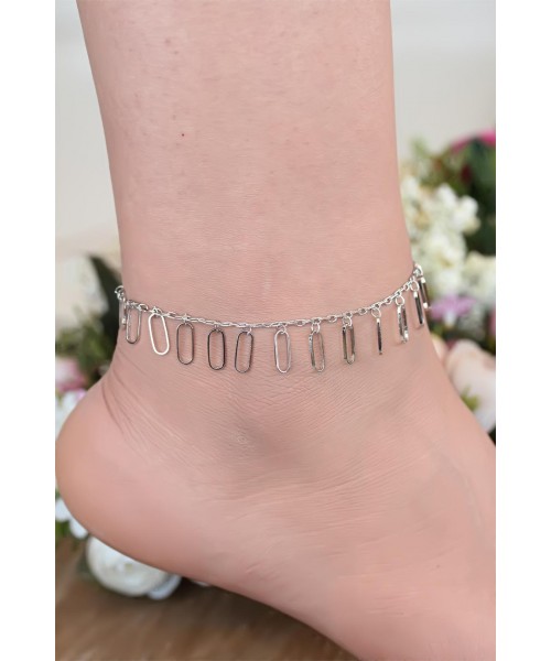 Silver Renk Yeni Sezon Metal Aksesuar Tasarımlı Hal Hal